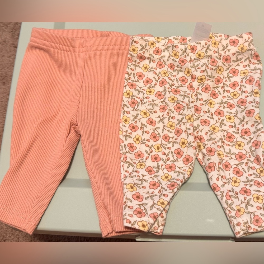 Floral and Pink Kids Bottoms